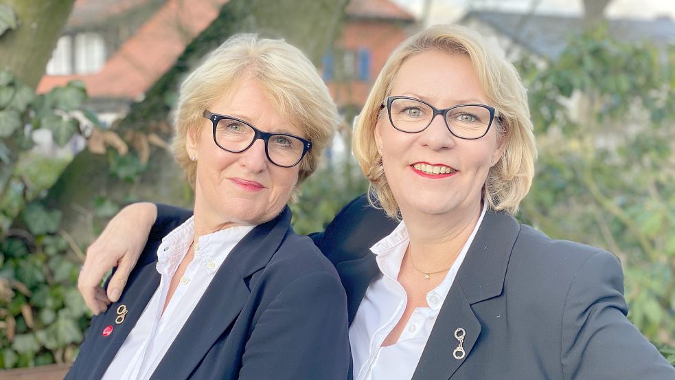 Die Autorinnen Cornelia Kuhnert und Christiane Franke. Fotos: Privat