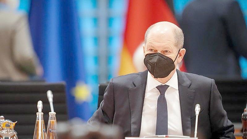 Bundeskanzler Olaf Scholz reist zum Antrittsbesuch in die USA. Foto: Kay Nietfeld/dpa-Pool/dpa