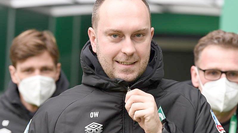 Werders Trainer Ole Werner. Foto: Carmen Jaspersen/dpa