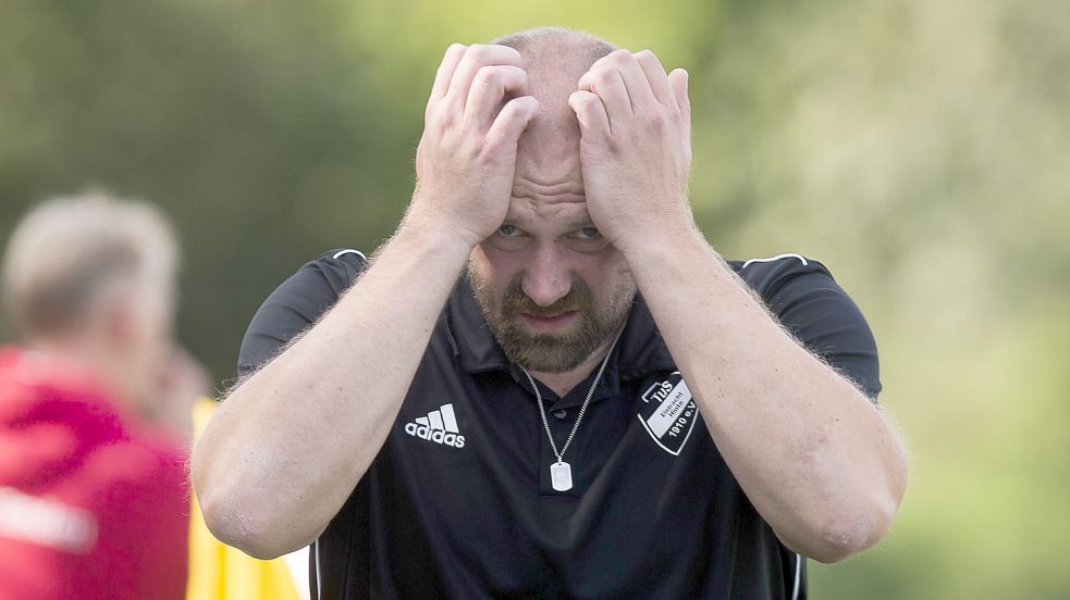 Es ist nicht zu fassen: Matthias Voss (Foto) und sein TuS Hinte mussten den Turnierplan komplett ändern. Foto: Doden
