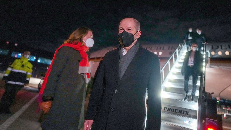 Bundeskanzler Scholz zu Antrittsbesuch in den USA Foto: Kay Nietfeld