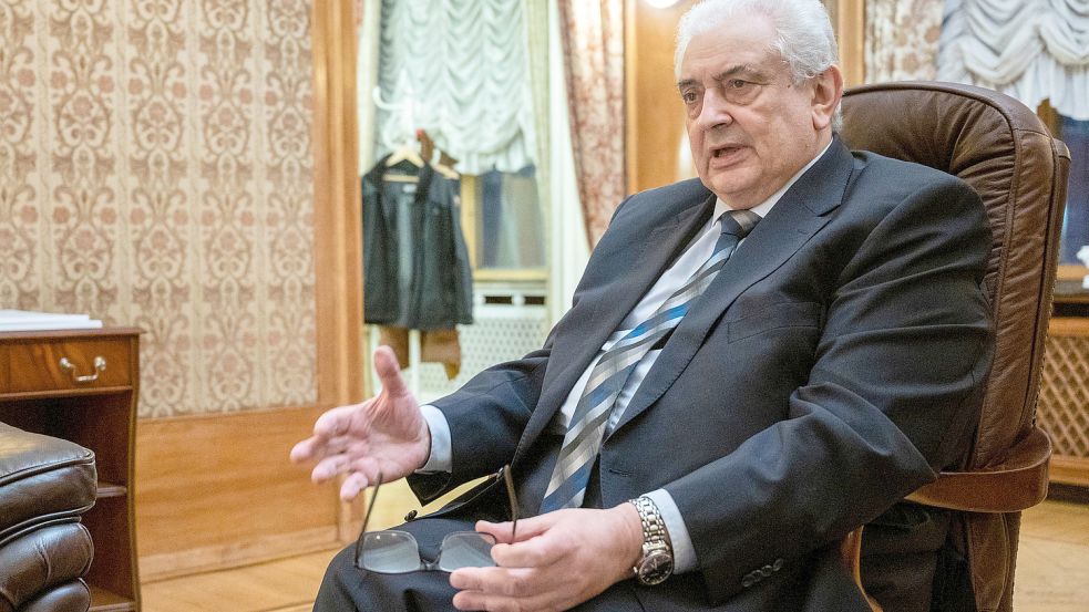 Russischer Botschafter Netschajew Foto: Christophe Gateau/dpa