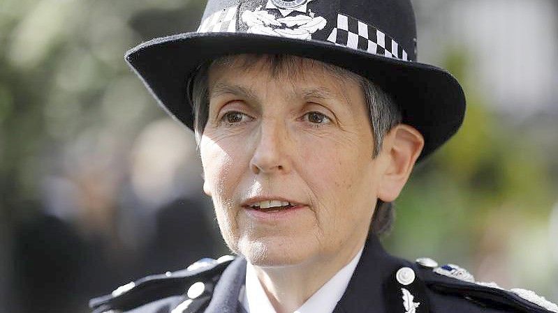 Die Chefin der Londoner Metropolitan Police, Cressida Dick, hat ihren Rückzug angekündigt. (Archivbild). Foto: Frank Augstein/AP/dpa