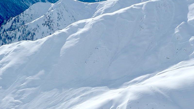 In der Schweiz und Österreich wurden am Wochenende drei Personen von Lawinen mitgerissen. Foto: Unbekannt/POLIZEI TIROL/APA/dpa/Archiv