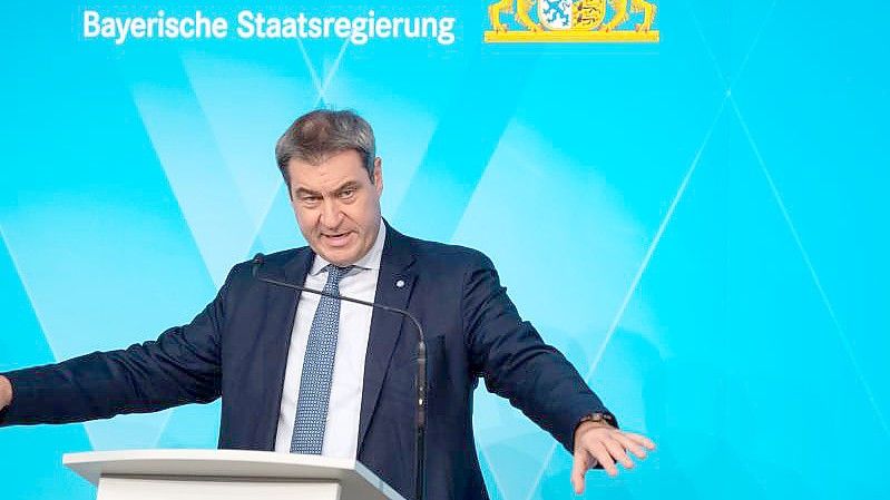 Markus Söder plädiert für einen Stufenplan, um die Corona-Regeln schrittweise zurückzufahren. Foto: Sven Hoppe/dpa