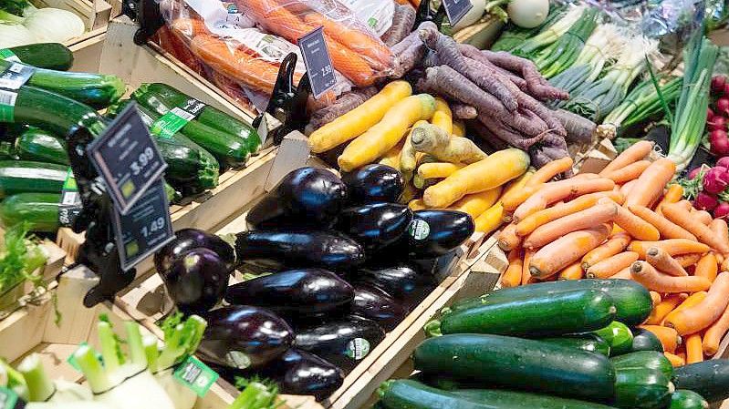 Bio-Lebensmittel werden weiterhin vorwiegend im Supermarkt gekauft. Foto: Sven Hoppe/dpa