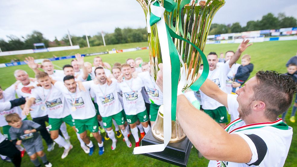 Mit GW Firrel feierte Eike Thaden schon viele Erfolge. So auch den Sieg beim Ostfriesland-Cup 2020. Foto: Doden
