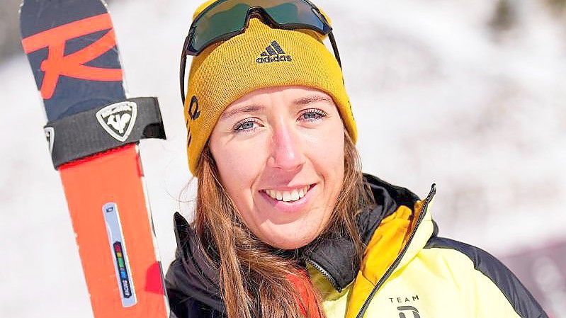 Skirennfahrerin Kira Weidle ist von der Organisation der Winterspiele in Peking positiv überrascht. Foto: Michael Kappeler/dpa