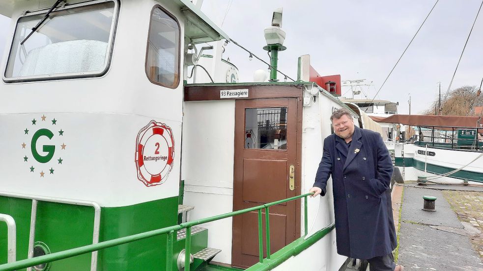 Jens-Eilert Brinkmann spricht über die Lage seiner Firma und die letzten zwei Jahre. Foto: Kierstein