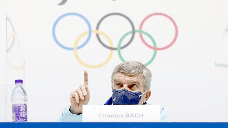 IOC-Präsident Thomas Bach hat die Winterspiele in Peking als „sehr erfolgreich“ bewertet. Foto: -/kyodo/dpa