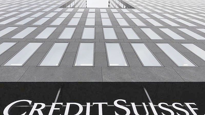 Die Schweizer Bank Credit Suisse soll kriminelle Kunden haben. Foto: Gaetan Bally/KEYSTONE/dpa