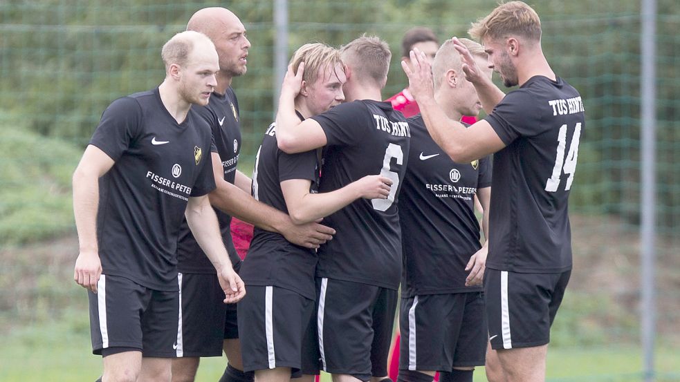 Gleich sieben Treffer durften die Akteure des TuS Hinte im Halbfinale bejubeln. Archivfoto: Doden