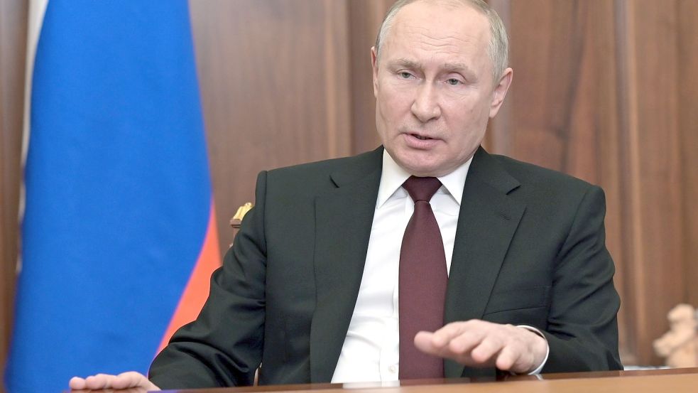 Gashändler und Feldherr: Russlands Präsident Wladimir Putin. Foto: Nikolsky/DPA