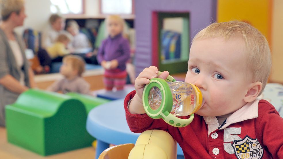 In Krippen werden Kinder bis drei Jahre betreut. Foto: Puchner/dpa