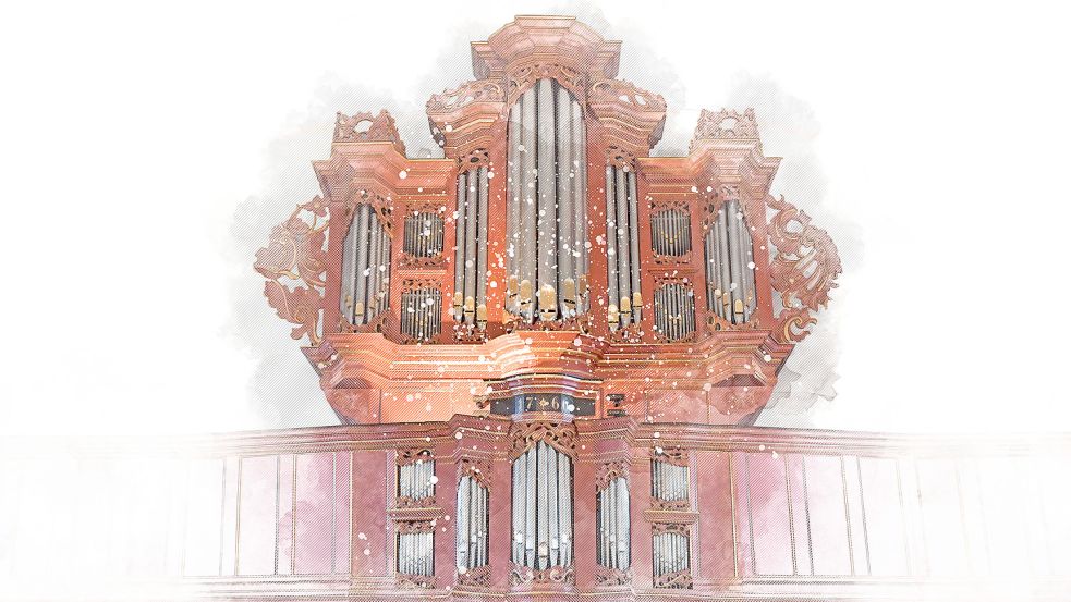 Die Orgel in Midlum. Foto: Ortgies
