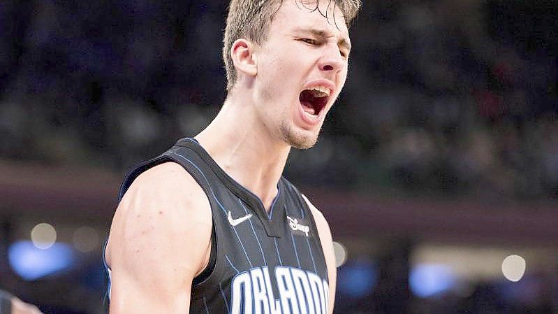 Franz Wagner steuerte beim Sieg gegen die Rockets 13 Punkte und acht Rebounds bei. Foto: Jessie Alcheh/AP/dpa/Archiv