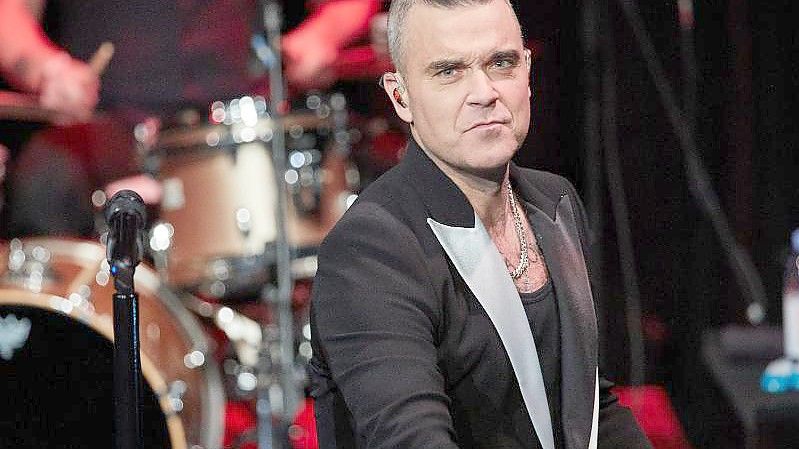 Sänger Robbie Williams hat eine private Kunstsammlung. Foto: Georg Wendt/dpa