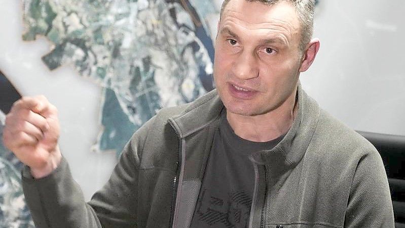 Der Kiewer Bürgermeister Vitali Klitschko. Foto: Efrem Lukatsky/AP/dpa