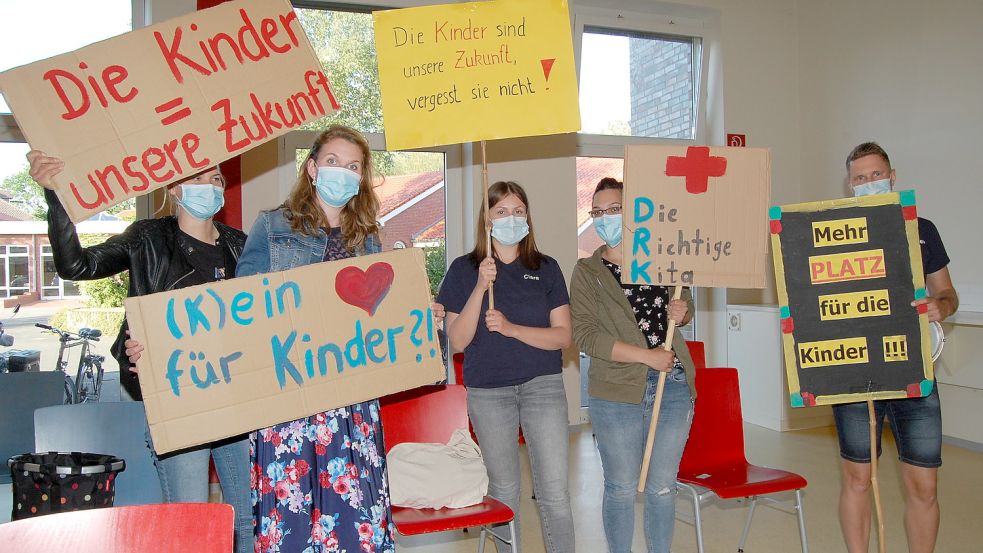 Eltern und Erzieherinnen hatten im vergangenen Jahr auf den Mangel an Kita-Plätzen hingewiesen. Der Rat beschloss daraufhin einen Kita-Neubau. Foto: Archiv/Luppen