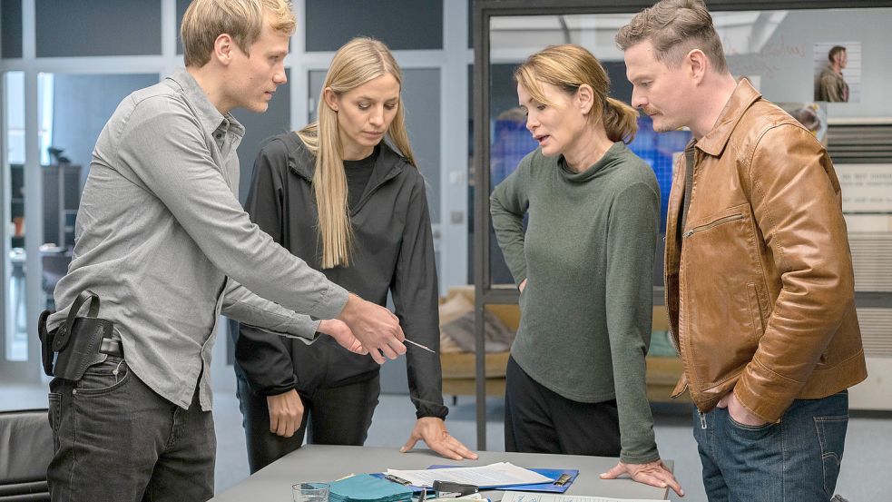 ZDF-Samstagskrimi heute: „Das Quartett - Dunkle Helden“. Foto: ZDF und Oliver Vaccaro