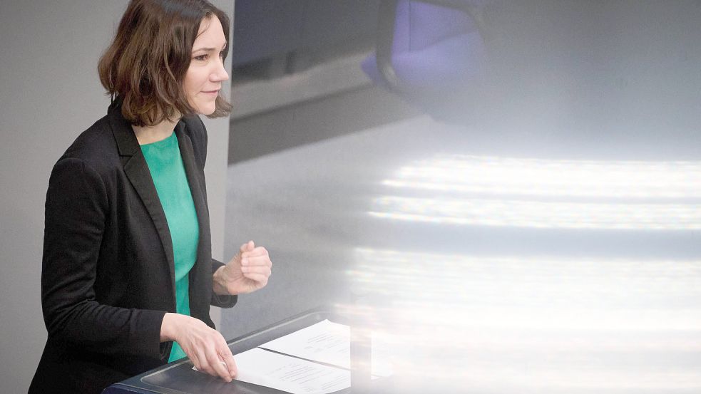 Auch hier geht’s ums „Wording“: Die jetzige Bundesministerin für Familie, Senioren, Frauen und Jugend (Grüne) im Deutschen Bundestag. Foto: Imago Images/Christian Spicker