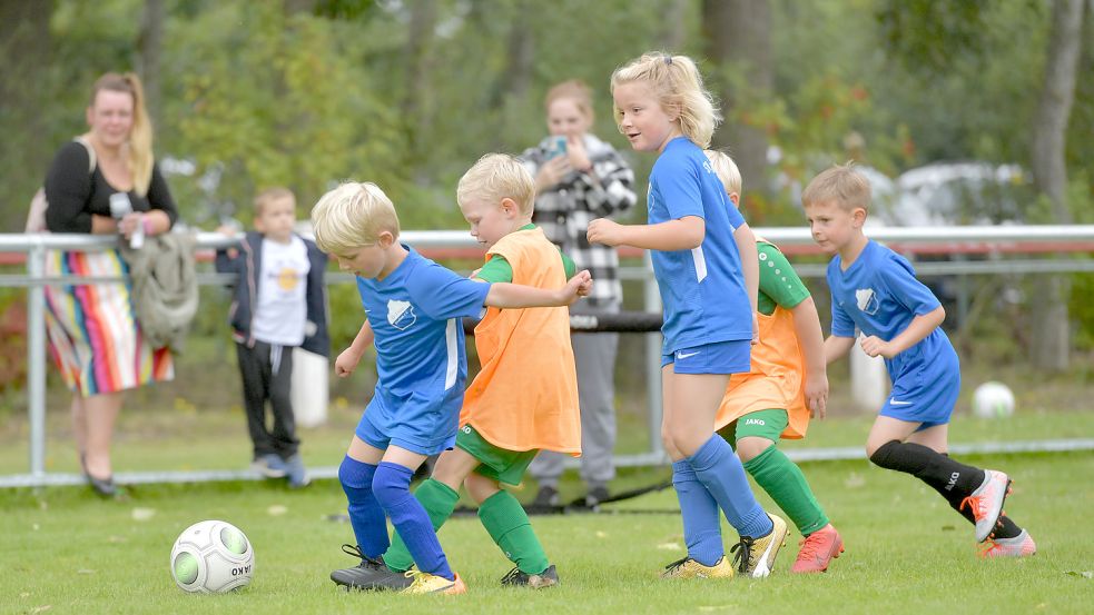 Die Kinder sollen künftig viel mehr Ballaktionen haben. Foto: Ortgies