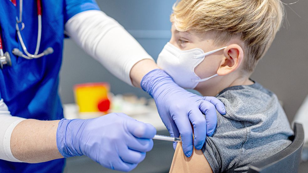 Seit Ende des Jahren können sich auch Kinder im Alter von fünf bis elf Jahren impfen lassen. Symbolfoto: DPA