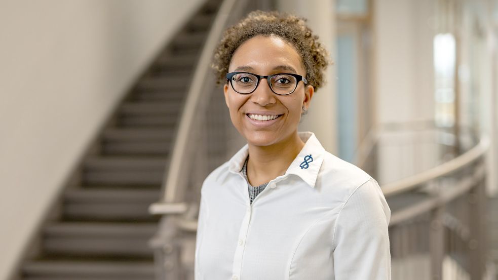 Die neue Frau für das City-Management: Julia Lüder trat die Nachfolge von Martje Merten als Innenstadt-Koordinatorin an. Foto: WSF Emden