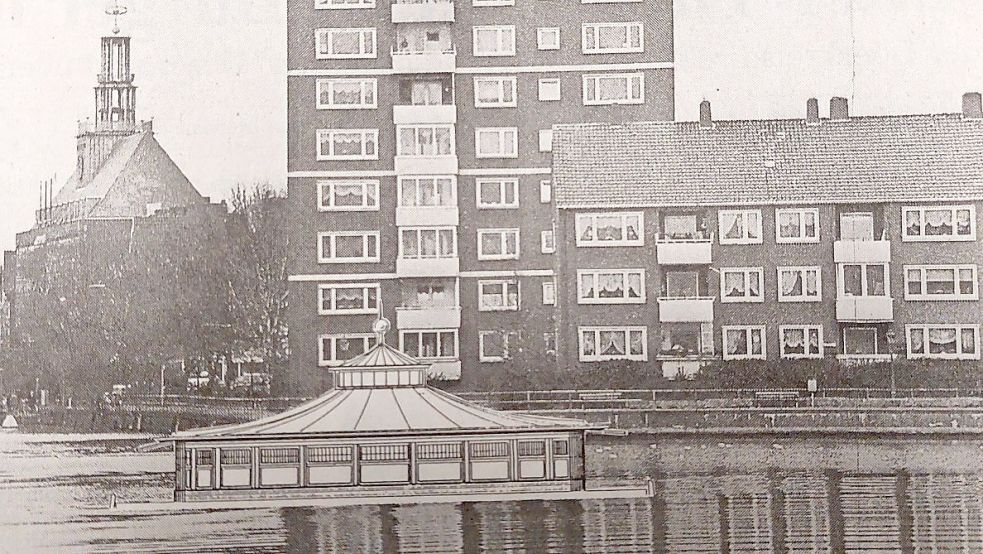 So sollte der Pavillon auf dem Delft aussehen und als gastronomisches Angebot genutzt werden. Fotos: Archiv