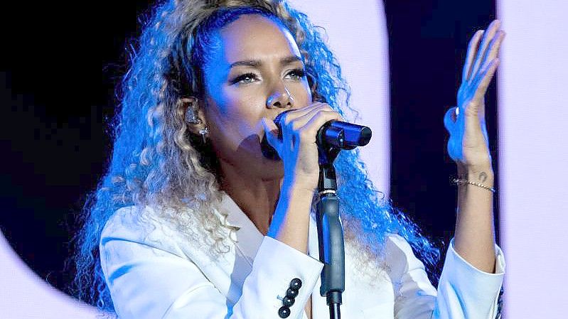 Leona Lewis freut sich auf ihr erstes Kind. Foto: Peter Steffen/dpa