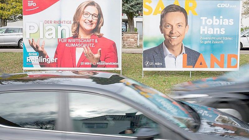 Das Saarland wählt am 27. März einen neuen Landtag. Foto: Oliver Dietze/dpa