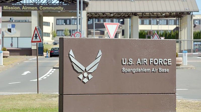 Der US-Stützpunkt in Spangdahlem in Rheinland-Pfalz. Foto: Harald Tittel/dpa