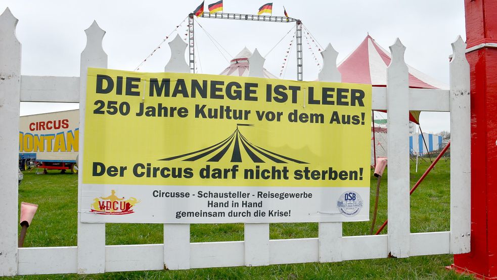 Der Circus Montana leidet seit Pandemie-Beginn unter Existenzängsten. Foto: Hoppe