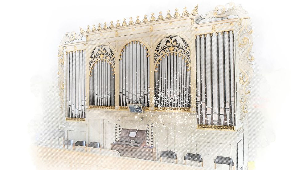 Die Orgel in der Hoffnungskirche.