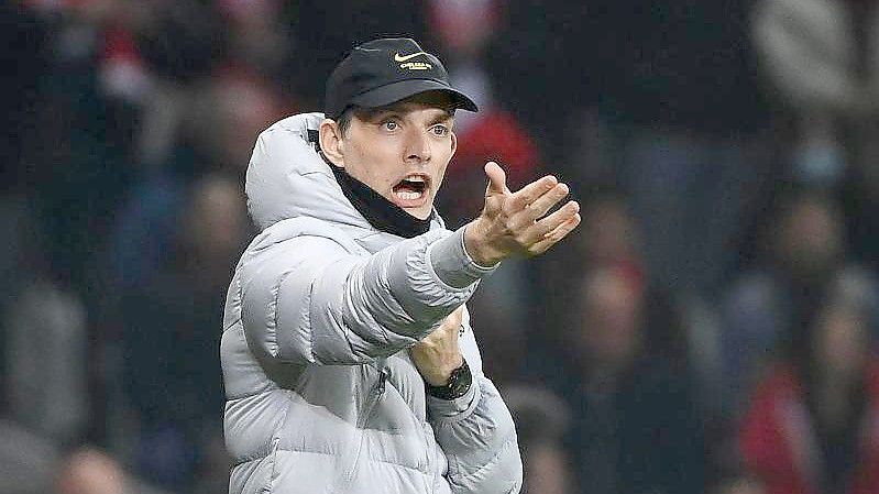 Chelsea-Trainer Thomas Tuchel hofft noch auf das Weiterkommen. Foto: Franck Fife/AFP/dpa