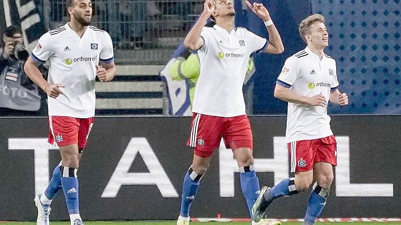 Der Hamburger SV hat „Bock aufs Spiel“ gegen den SC Freiburg. Foto: Axel Heimken/dpa