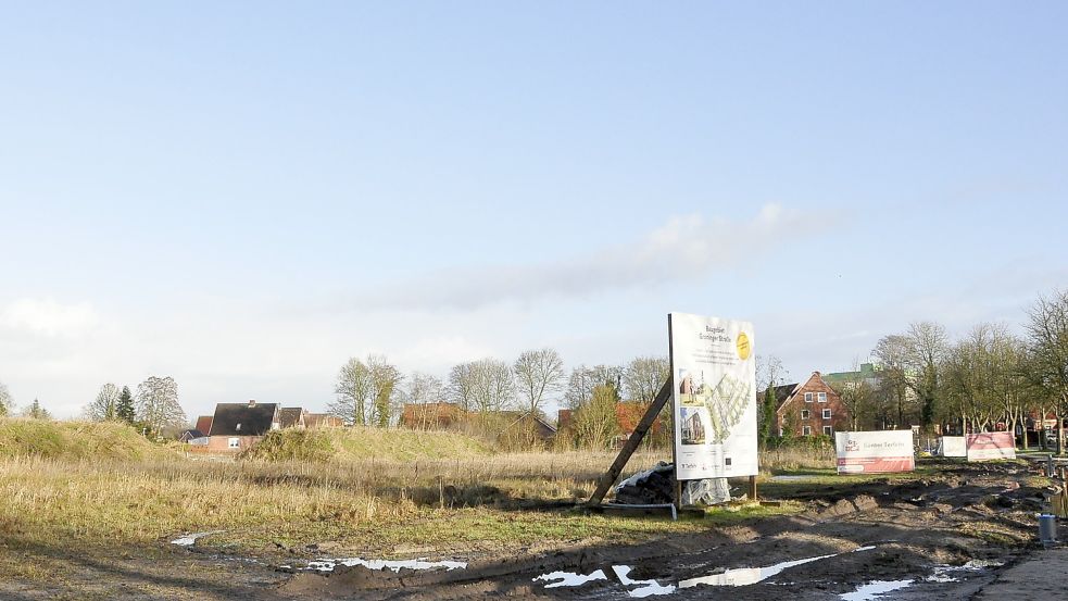 Noch sieht man es der Fläche nicht an, aber auf dem Gelände an der Groninger Straße soll ein „Baugebiet der Zukunft“ entstehen. Foto: Wolters/Archiv