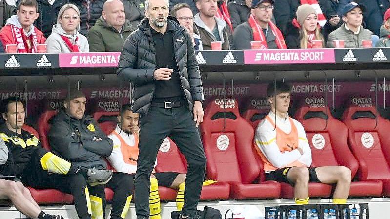 BVB-Trainer Marco Rose will mit Borussia Dortmund in der kommenden Saison versuchen den Meisterkampf wieder spannender zu gestalten. Foto: Sven Hoppe/dpa