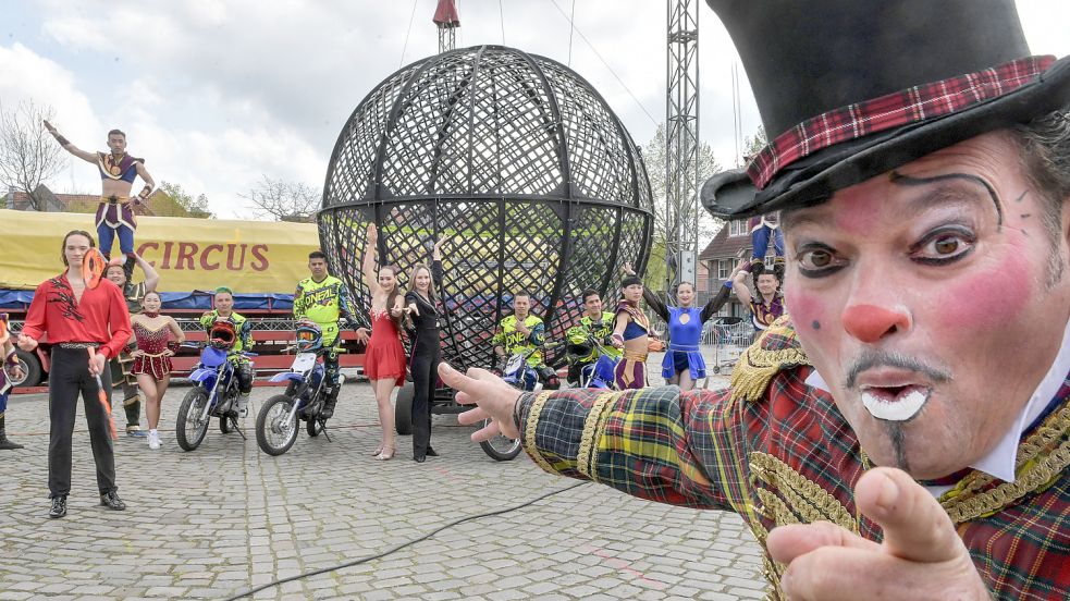 Circus Probst gastiert in Leer. Foto: Ortgies
