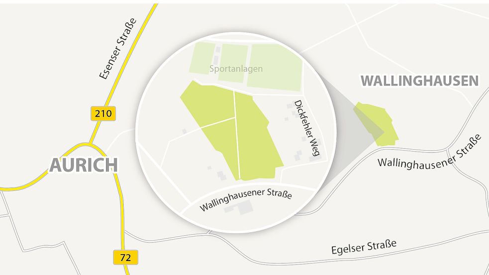 Der Bestattungswald soll nach Wallinghausen kommen.