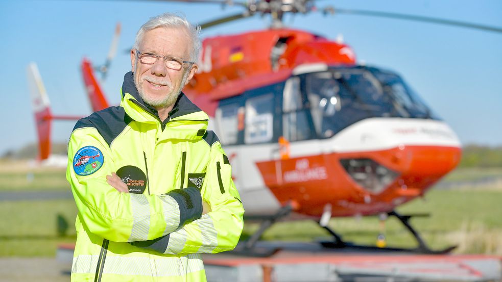 Herbert Janssen war viele Jahre Betriebsleiter für die Rettungsfliegersparte des Emder Unternehmens NHC. Foto: Ortgies