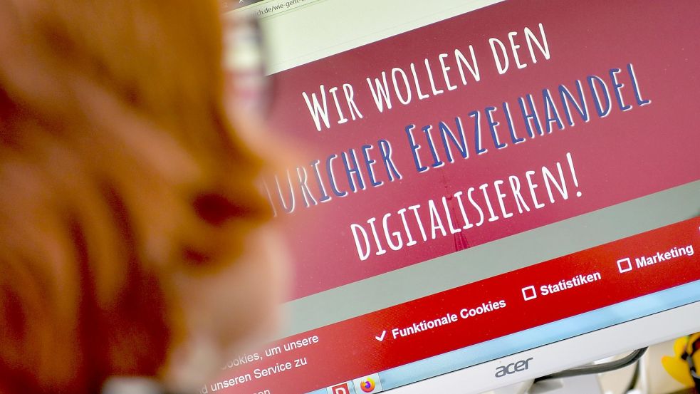Am Bildschirm shoppen? Für viele ist das selbstverständlich. Foto: Archiv