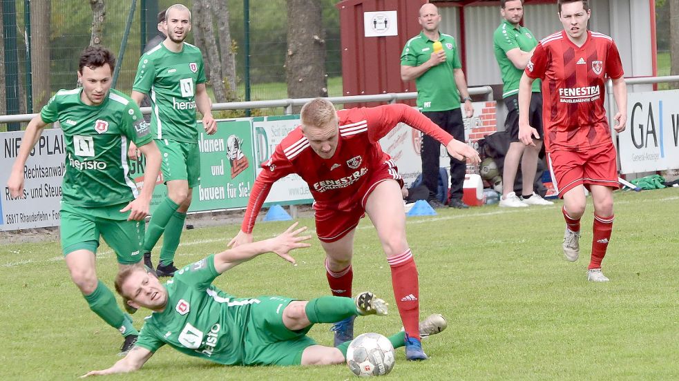 Auch Torjäger Frank Waden blieb ohne Treffer. Foto: Damm