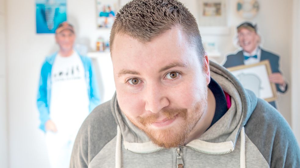 Seit seinem sechsten Lebensjahr zeichnet der Otto-Fan Sven Schetzberg gern.