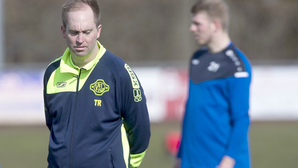 Michael Zuidema ist seit Sonntag kein Trainer mehr bei Germania Leer. Er hatte sich zum Gesicht des Vereins entwickelt. Foto: Doden
