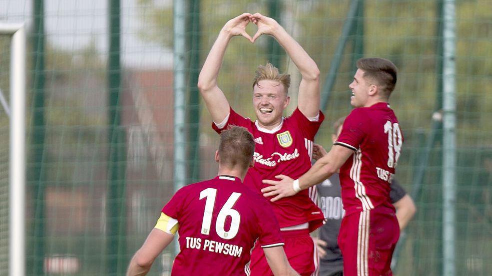 Pewsum feierte einen Kantersieg über den VfB Uplengen. Archivfoto: Doden