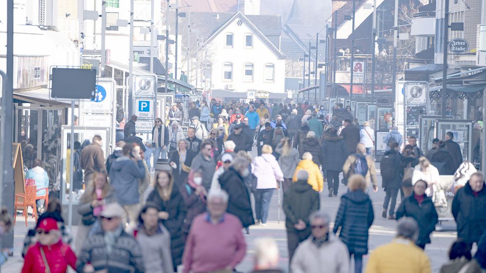 Ist auch ohne Chaos-Tage voll: Westerland auf Sylt. Foto: Imago Images/Chris Emil Janßen