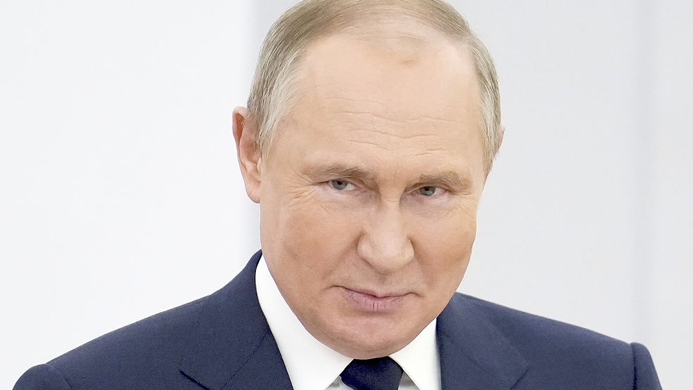 Hält an diesem Montag (9. Mai) eine mit Spannung erwartete Rede bei der Moskauer Militärparade zum Sieg über Nazi-Deutschland: Russlands Präsident Wladimir Präsident Putin. Foto: Alexander Zemlianichenko