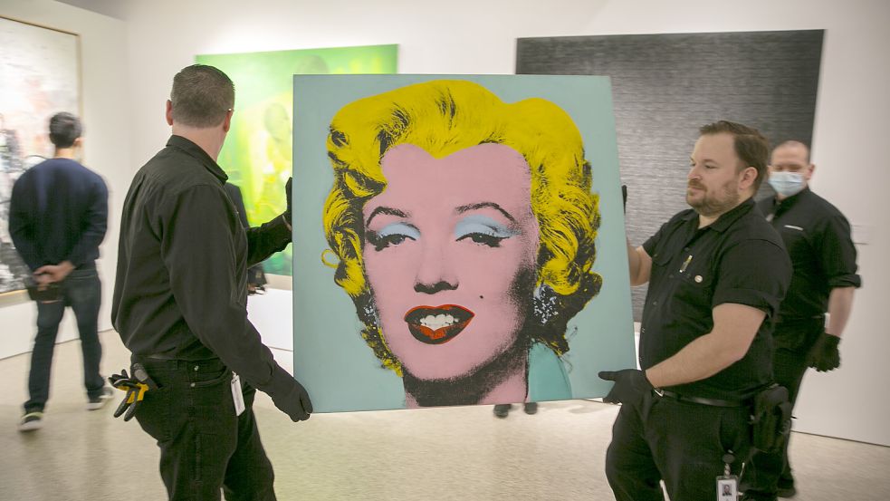 Warhol-Werk «Shot Sage Blue Marilyn» Foto: AP