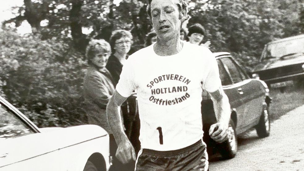 Beim Ossiloop 1983 war Johann Janssen die Nummer eins. Fotos: Privat